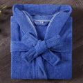 Kids Cotton Terry Bathrobe Sleepwear White Towel Nightgown Nightwear Loose Casual Hooded Robe Nightdress Child Home Clothes