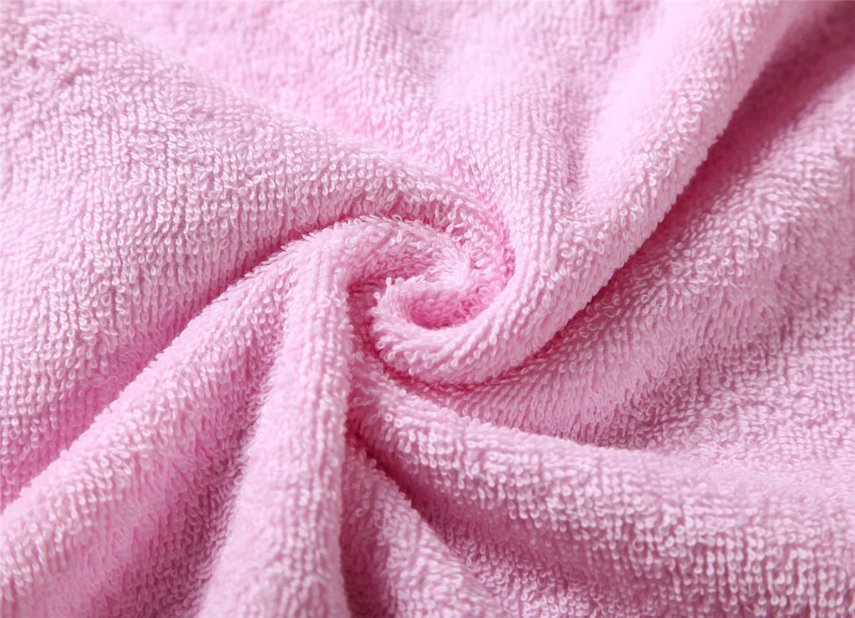 Kids Cotton Terry Bathrobe Sleepwear White Towel Nightgown Nightwear Loose Casual Hooded Robe Nightdress Child Home Clothes