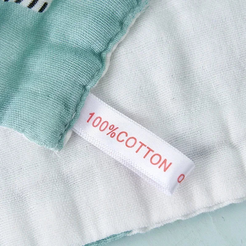 Muslin 6 Layers Cotton Soft Baby Towels Baby Face Towel Handkerchief Bathing Feeding Face Washcloth Wipe Burp Cloth Hand Towel
