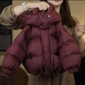Childrens Cotton Jacket Autumn and Winter Fashion Warm and All-match Fashionable and Casual Hooded Cotton Jacket