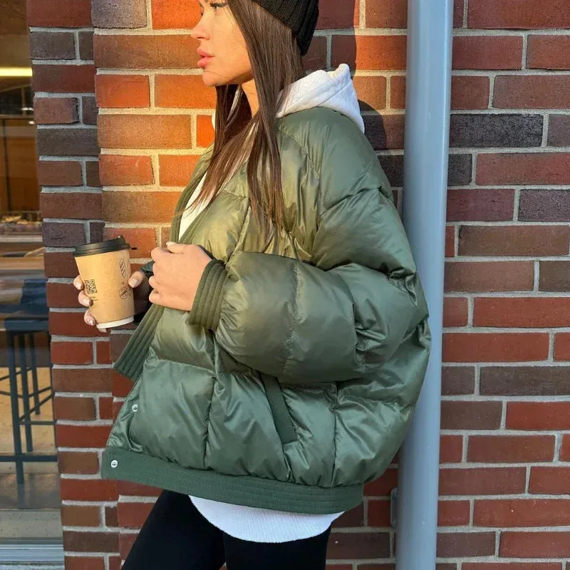 Women's Cotton Clothing Casual Double Breasted Fashionable and High-quality Autumn and Winter New Collection