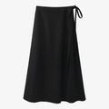AS 2025 spring summer woman  linen one pieces  wrap skirts adjustable waist 2cm skirt high quality linen lady wear