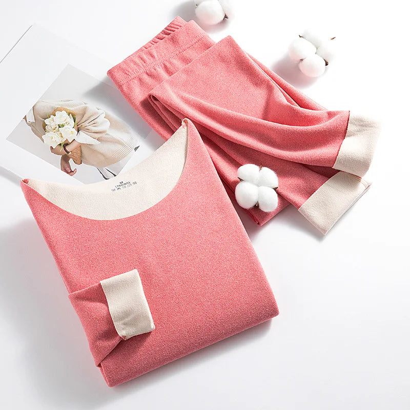New Winter Clothing Men and Women Thermal Underwear Sets Comfortable Thermal Home Loungewear Pajamas Long Johns Two Pieces Sets
