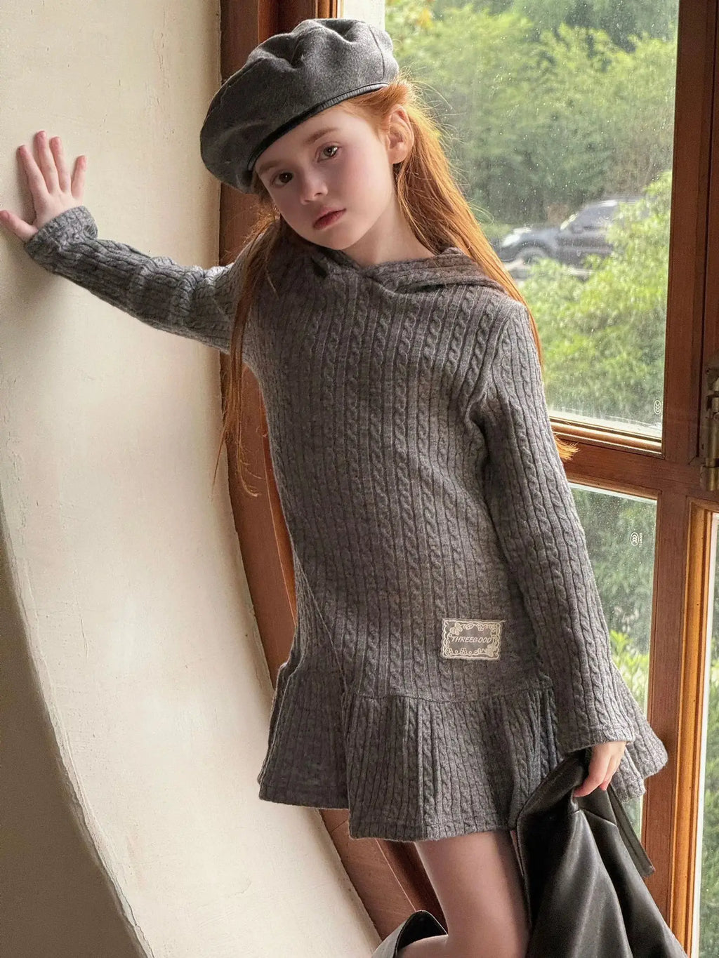 Children's Clothing 2026 Autumn New Girls' Knitted Casual Dress Children's Layered Inner Dress