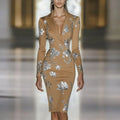 Woman Clothes Dresses 2025 Spring Floral Print Bodycon Elegant Evening Dress Autumn Long Sleeve Turn-down Collar Commute Dresses
