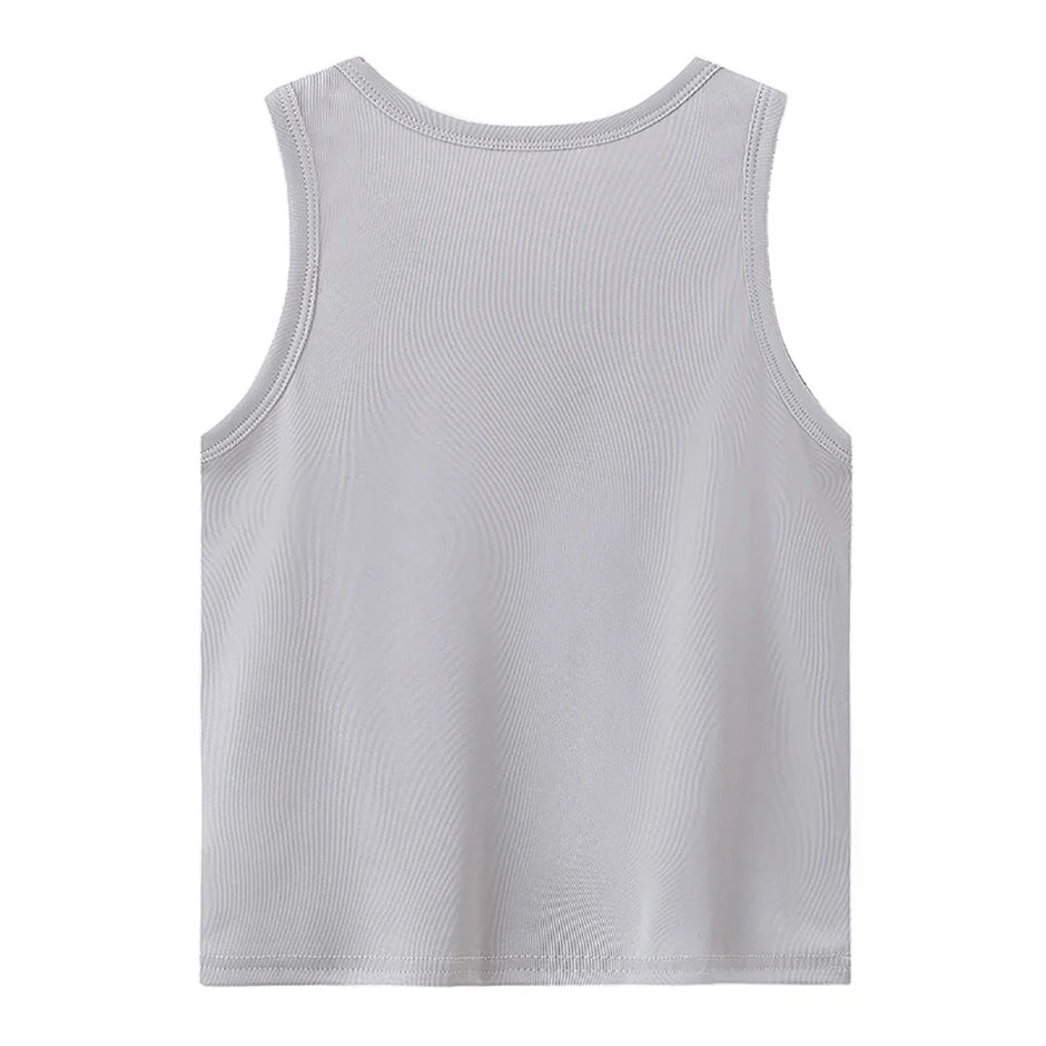 3-Pcs Children's Solid Color Classic Combination Vest Boy Casual Sports Bottoming Shirt Girl Soft And Comfortable Joker T-shirt