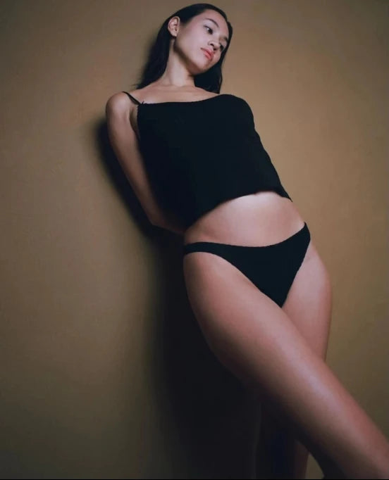 Cou Pure Cotton Backless Top in Long Version