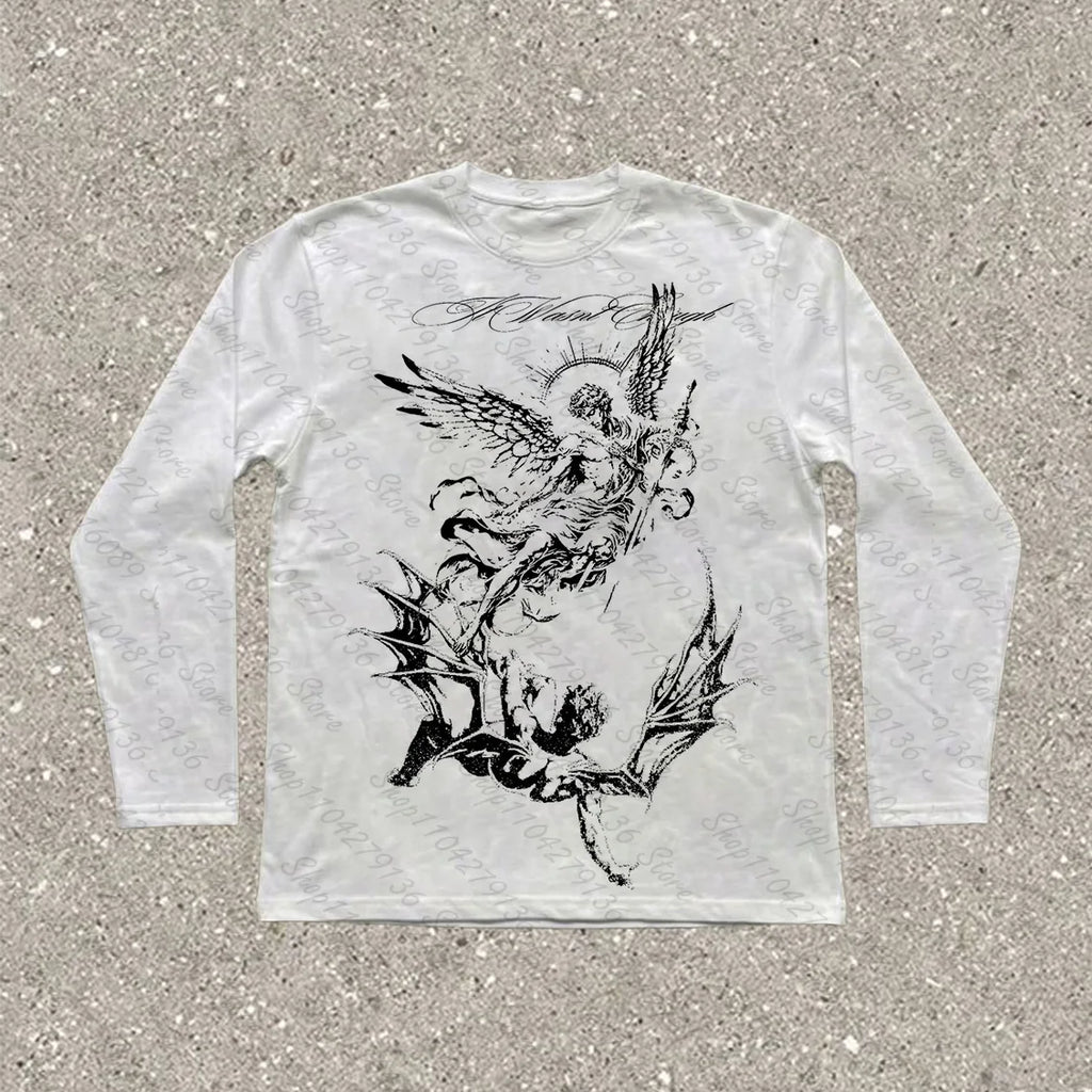 Woman Clothes for Women Emo Graphic Tees Y2k Tops Crop Top Women Women's Cropped Shoujo Girl Style 90s Clothes ropa para mujer