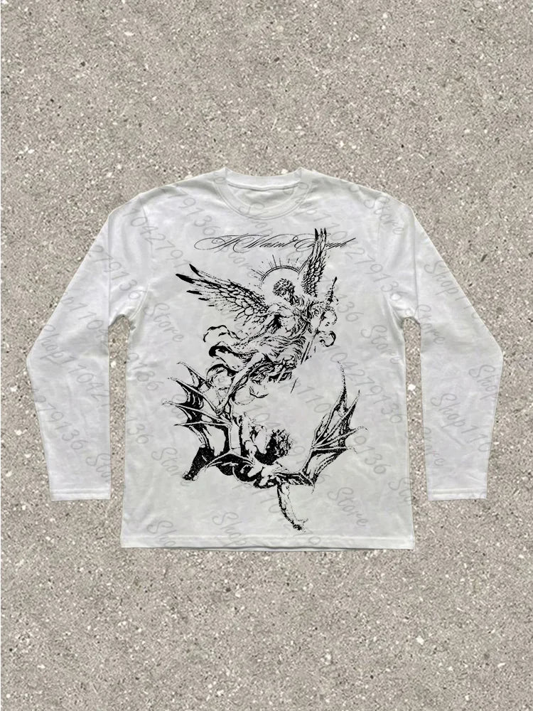 Woman Clothes for Women Emo Graphic Tees Y2k Tops Crop Top Women Women's Cropped Shoujo Girl Style 90s Clothes ropa para mujer
