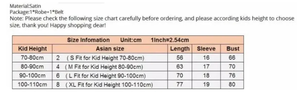 Pink Bathrobes for Girls Nightwear Satin Silk Kids Robes Summer Girl Nightgown Sleepwear Children Kimono Wedding Spa Party Dress