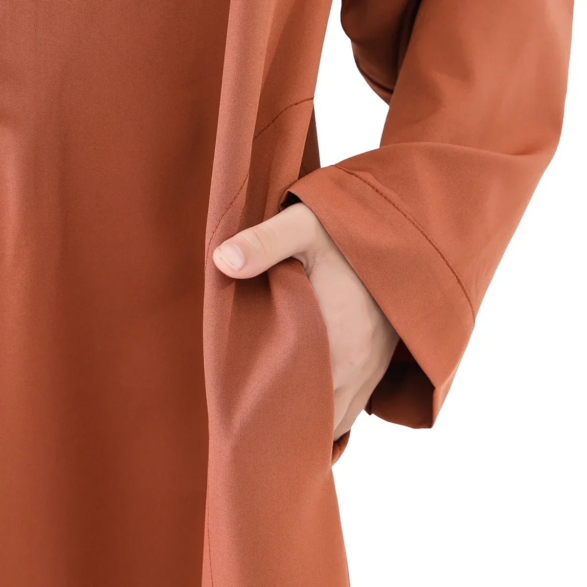 Children Robe Long Sleeve Teenager Muslim Clothing Boys Kaftan Islamic Middle East Arab Jubba Thobe Eid Djellaba Ramadan Abayas