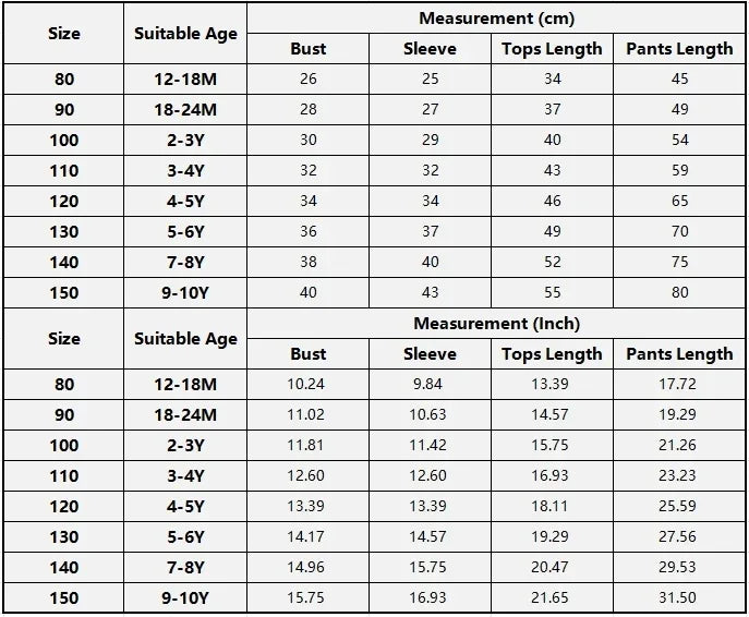 Kids Boys Girls Pure Cotton Warm Pajamas Cute Cartoon Long Sleeve T-Shirt + Pants Toddler Baby Autumn Underwear Clothing Sets