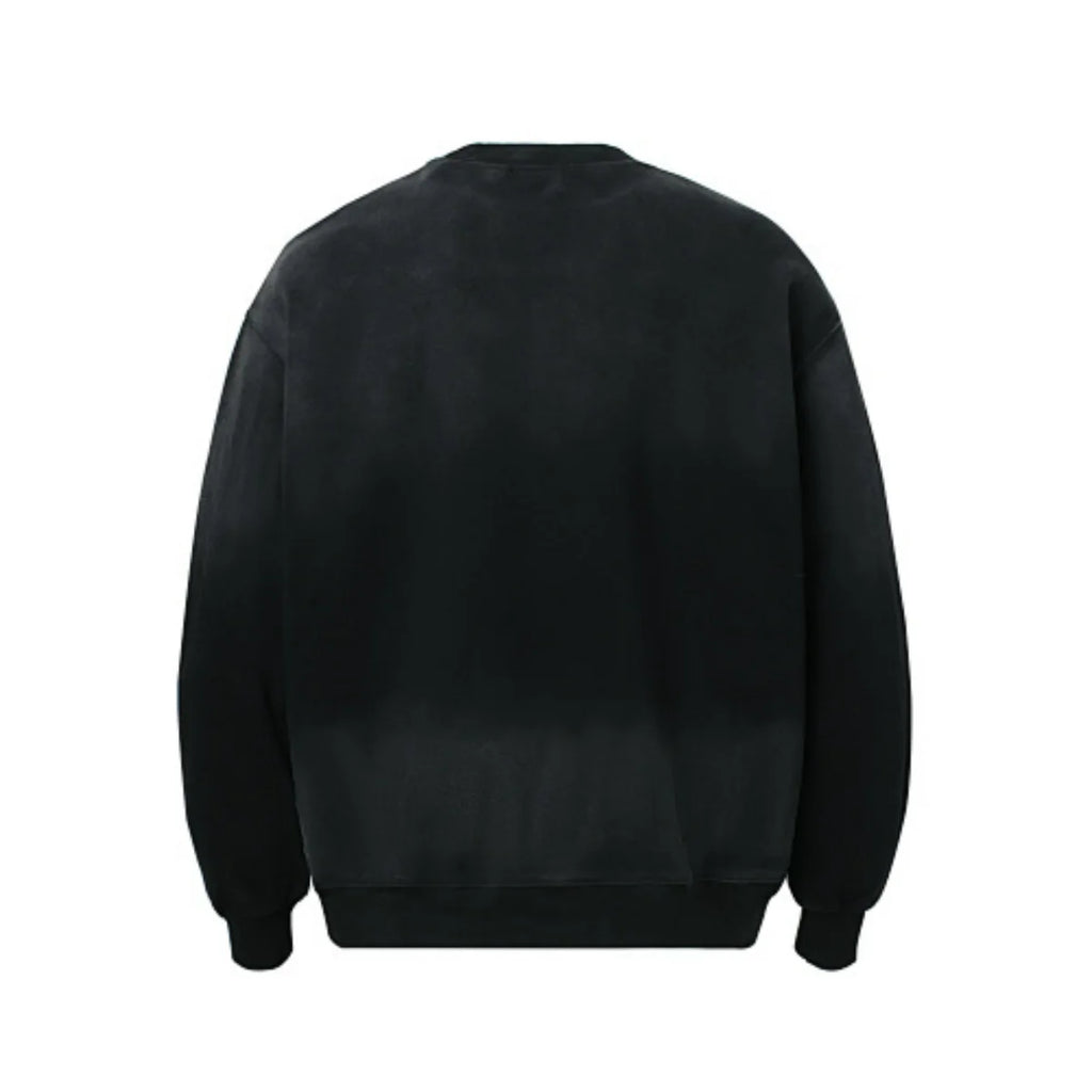 Men Clothing High street New Trend Heavy Industry Washed Embroidered Antique-style Sweatshirt for men and women