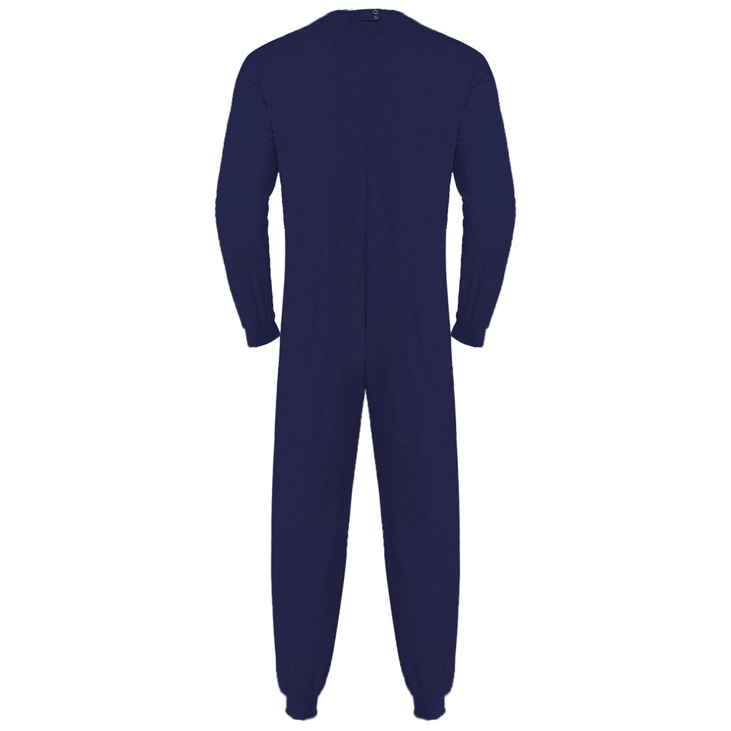 Adult Special Needs Adaptive Clothing Long Short Sleeve Zipper Anti-Strip Jumpsuit Sleepwear for Disabilities Alzheimer Patient