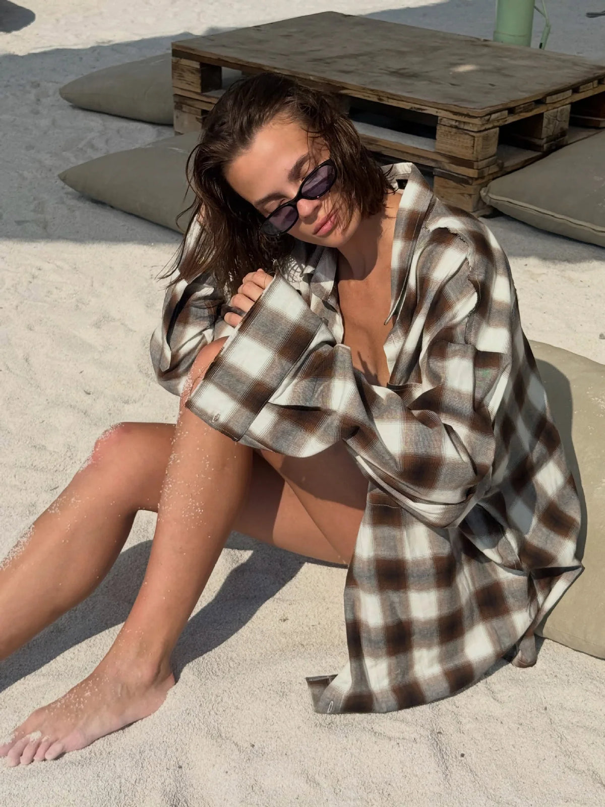 Women Blouses Shirt Vintage Plaid Turn Down Collar Full Sleeve Tops Casual Loose Y2k Streetwear Elegant Shirts Autumn Winter
