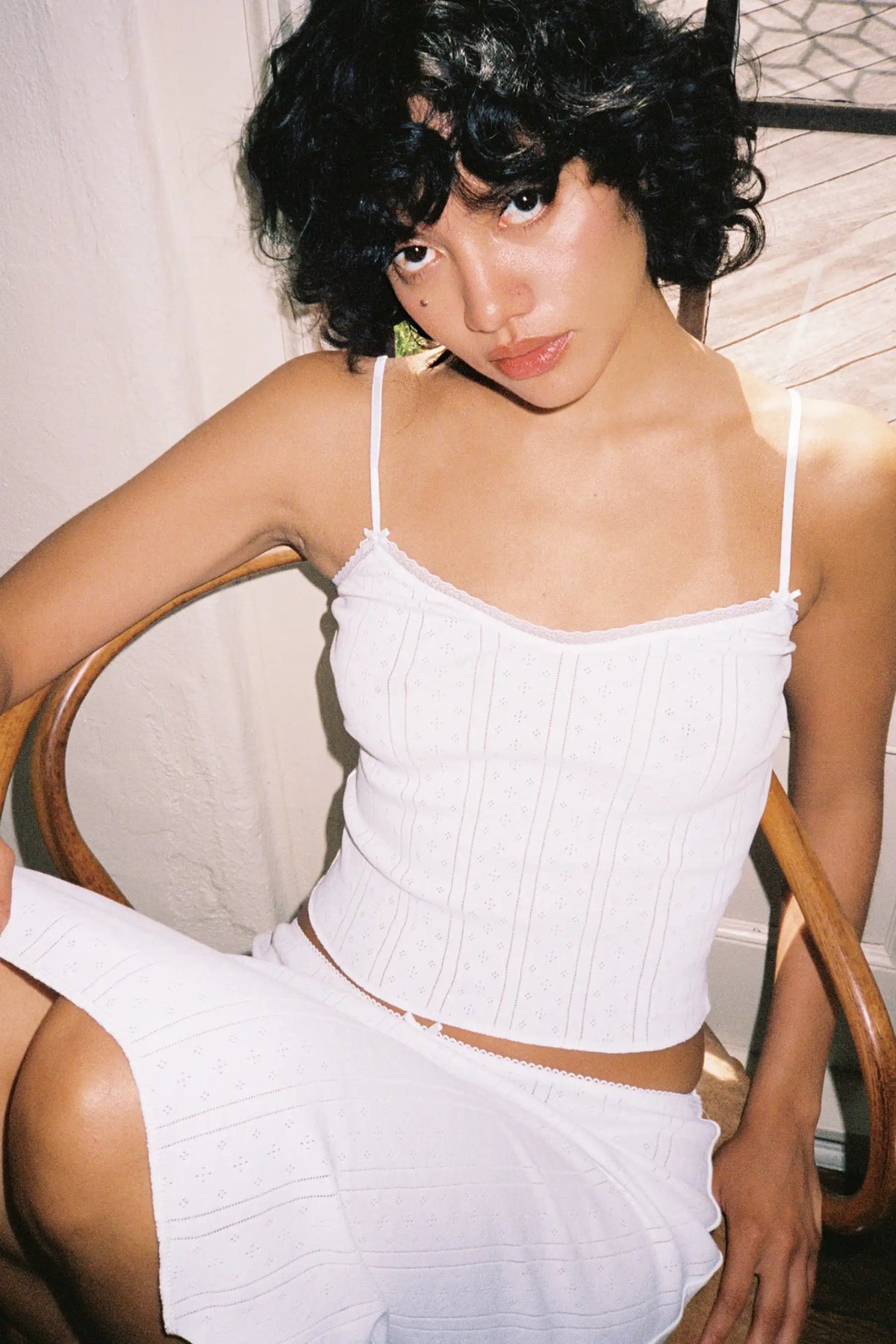 Cou Pure Cotton Backless Top in Long Version