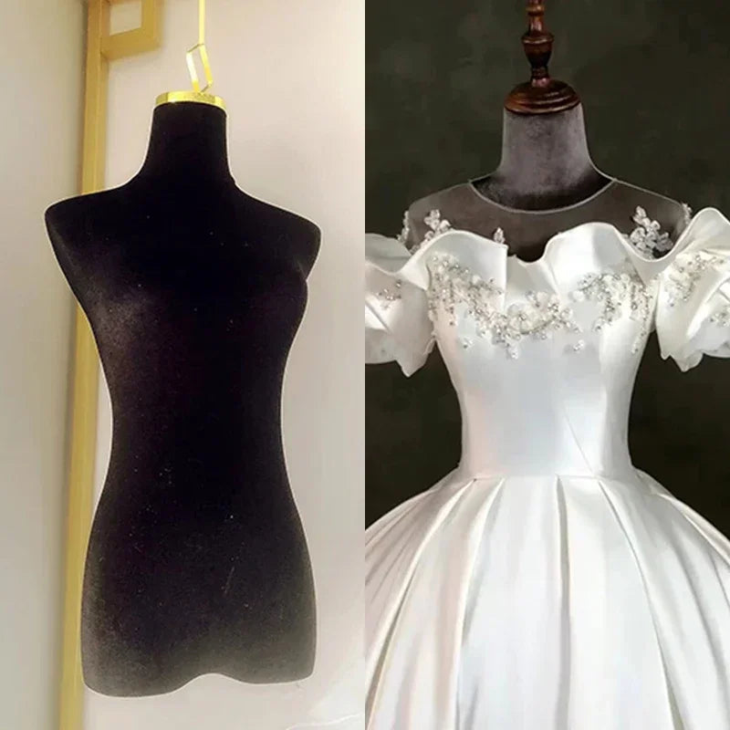 Bridal Shops Female Mannequin Body Replacement Cloth Cover Wedding Dress Formal Dress Model Display Shirt Mannequin Accessory
