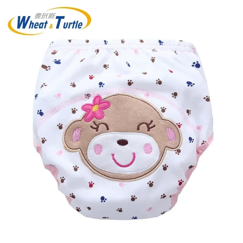 Mother Kids Baby Bare Cloth Diapers Unisex Reusable Washable Infants Children Cotton Training Panties Nappies