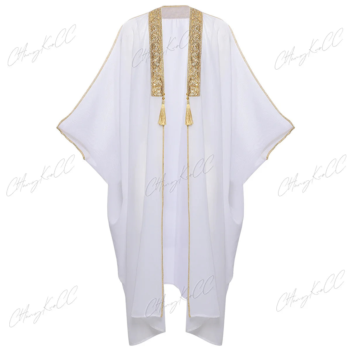 Mens Tops Muslim Middle Eastern Islamic Arabic Clothing Loose Striped Long Sleeve Full Length Halloween Cosplay Robe