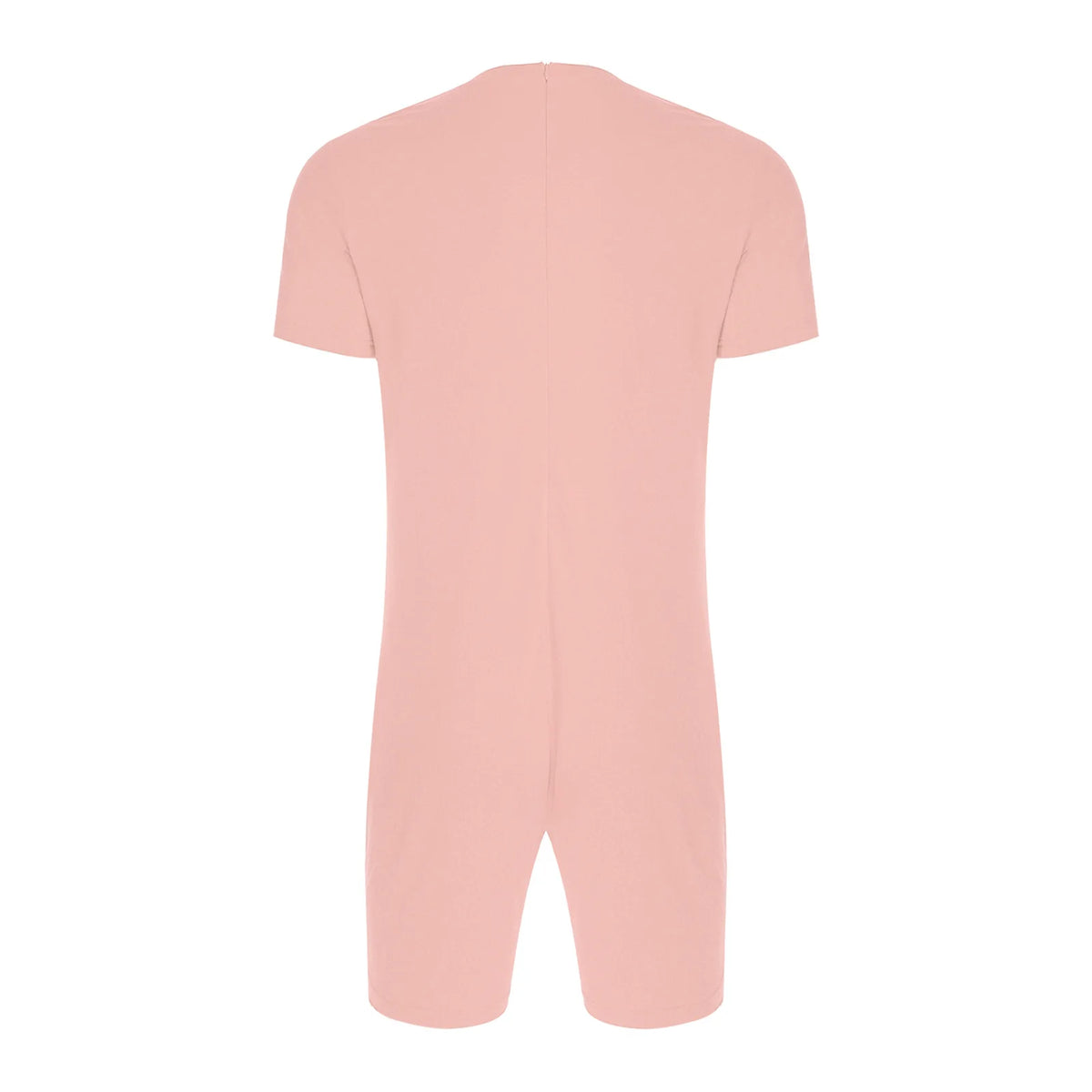 Men Women Elderly Alzheimer Autism Special Needs Adaptive Clothing Anti-Strip Back Zipper Bodysuit Homewear Sleepwear Daily Wear