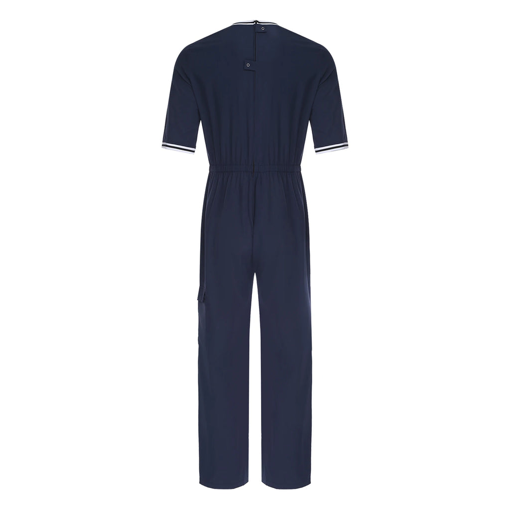 Adult Special Needs Adaptive Clothing Long Short Sleeve Zipper Anti-Strip Jumpsuit Sleepwear for Disabilities Alzheimer Patient