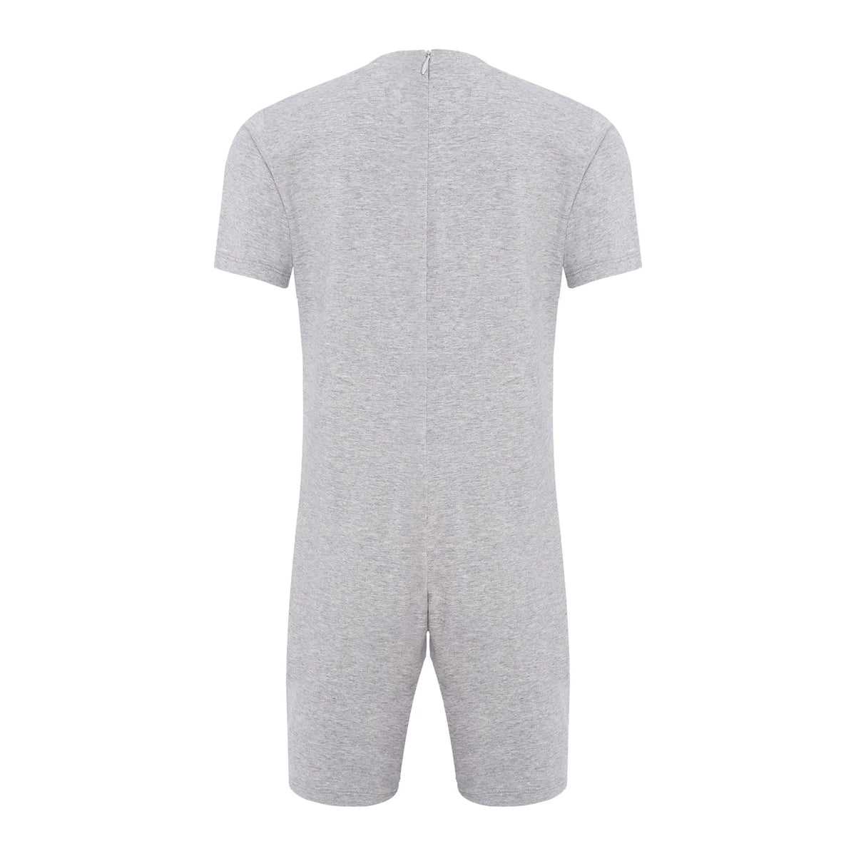 Men Women Elderly Alzheimer Autism Special Needs Adaptive Clothing Anti-Strip Back Zipper Bodysuit Homewear Sleepwear Daily Wear