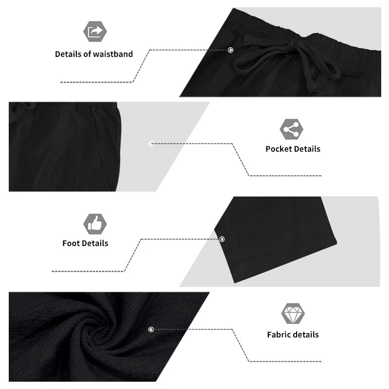 Men's Clothing Set Linen Two-Piece Set: Long-Sleeve Polo Shirt and Straight-Leg Pants Set, Casual Beach Sportswear
