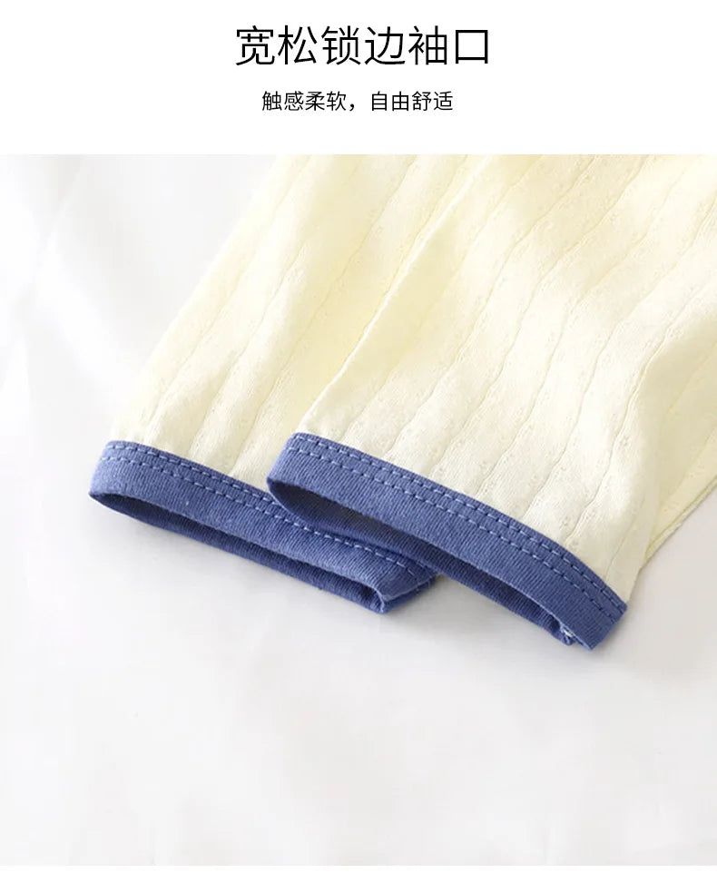 Summer toddler kids boys girls clothes baby sleepwear pants set top+pants suits for children girls boy cloth casual pajamas sets