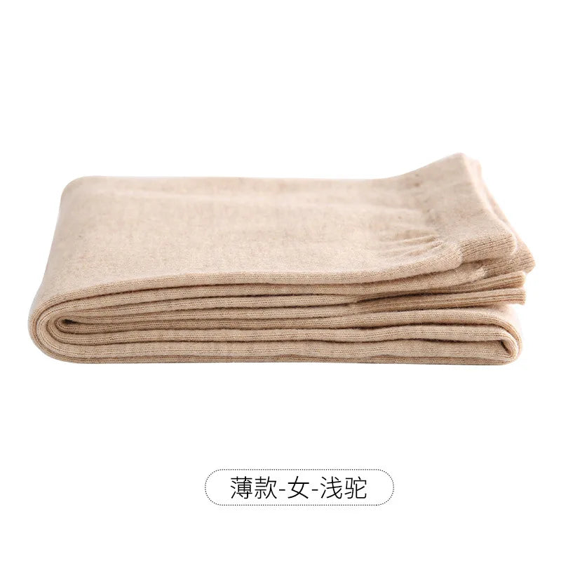 Children Cashmere Pants Winter Warm Wool Pants for Kids Boys Girls Thermal Pants Teenager Long Johns Baby Wool Knitted Trousers