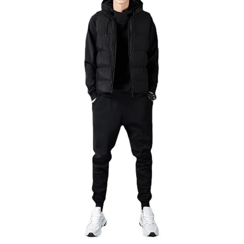 Mens Vest Jacket Warm Sleeveless Jackets Winter Waterproof Zipper Coat Autumn Stand-up Collar Casual Waistcoat Brand Clothing