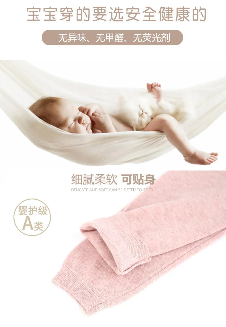 Children Cashmere Pants Winter Warm Wool Pants for Kids Boys Girls Thermal Pants Teenager Long Johns Baby Wool Knitted Trousers
