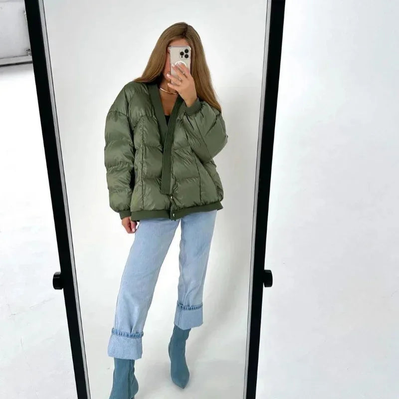 Women's Cotton Clothing Casual Double Breasted Fashionable and High-quality Autumn and Winter New Collection