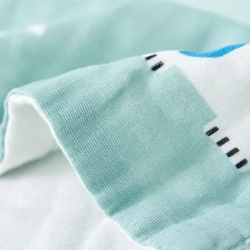 Muslin 6 Layers Cotton Soft Baby Towels Baby Face Towel Handkerchief Bathing Feeding Face Washcloth Wipe Burp Cloth Hand Towel