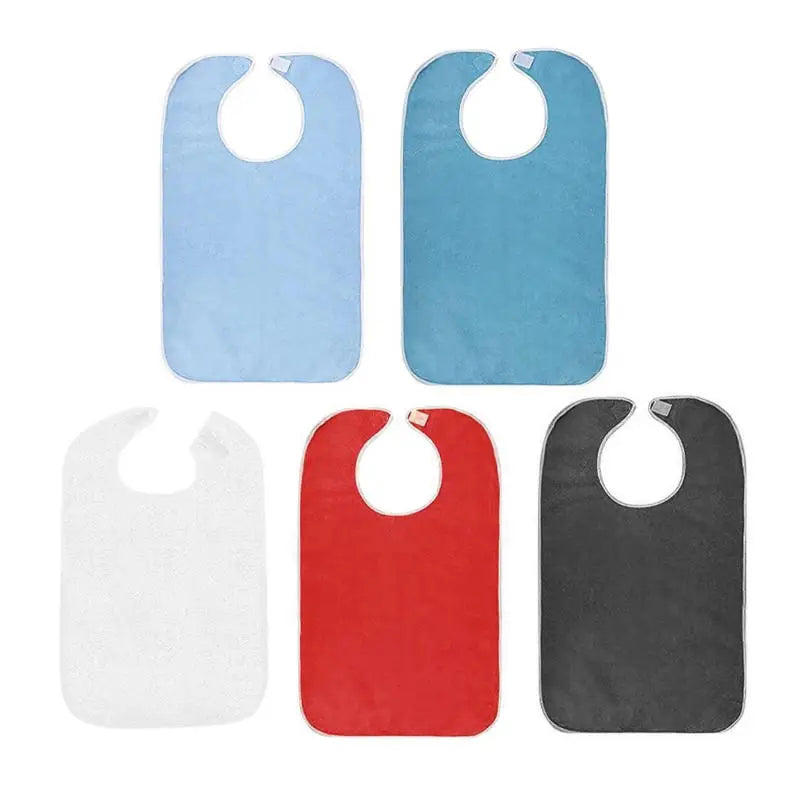 Adult Waterproof Adult Mealtime Bib Cloth Protector Clothes Bib Cook Protector Tool Aid Cook Dining Clothes Disability Aid Apron