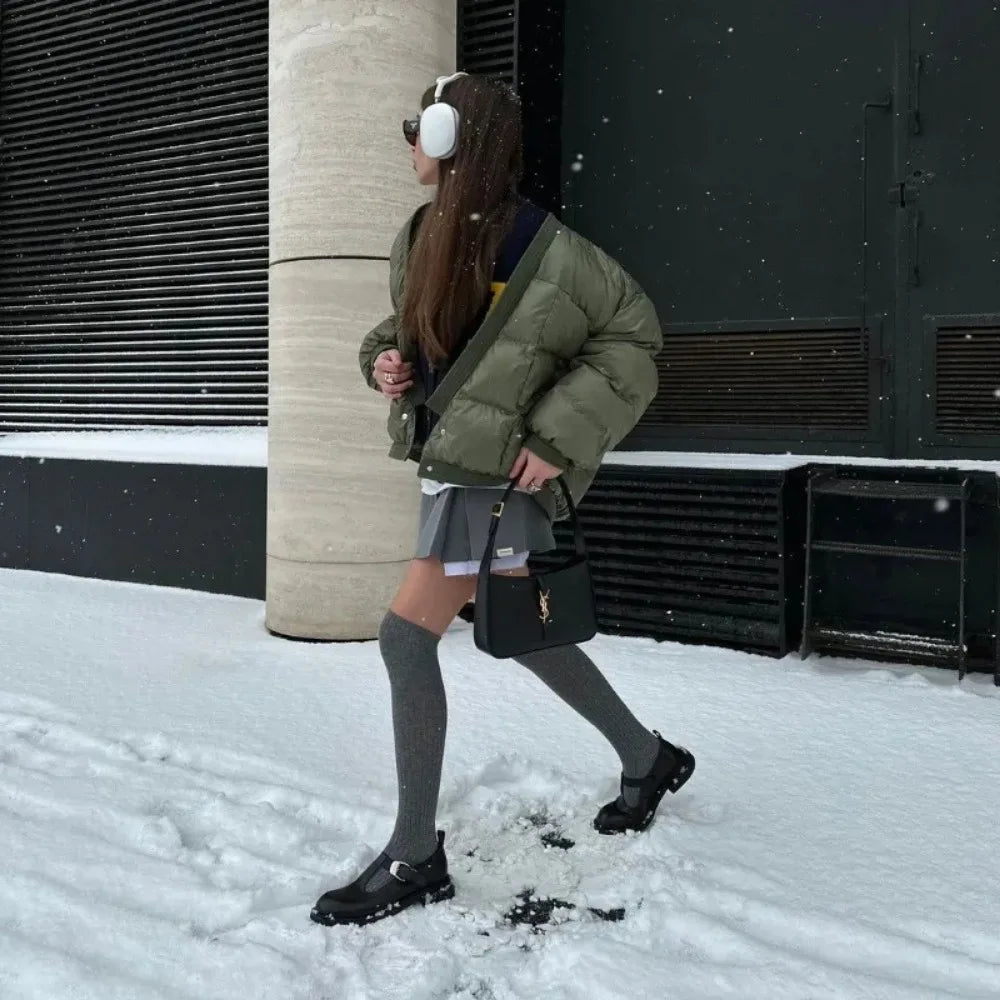 Women's Cotton Clothing Casual Double Breasted Fashionable and High-quality Autumn and Winter New Collection