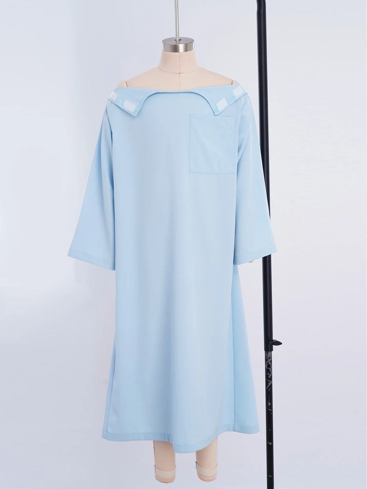 Children Pediatric Hospital Gown Long Sleeve Full Open Tear Away Adaptive Dress Special Needs Boys Girls Medical Patient Nursing