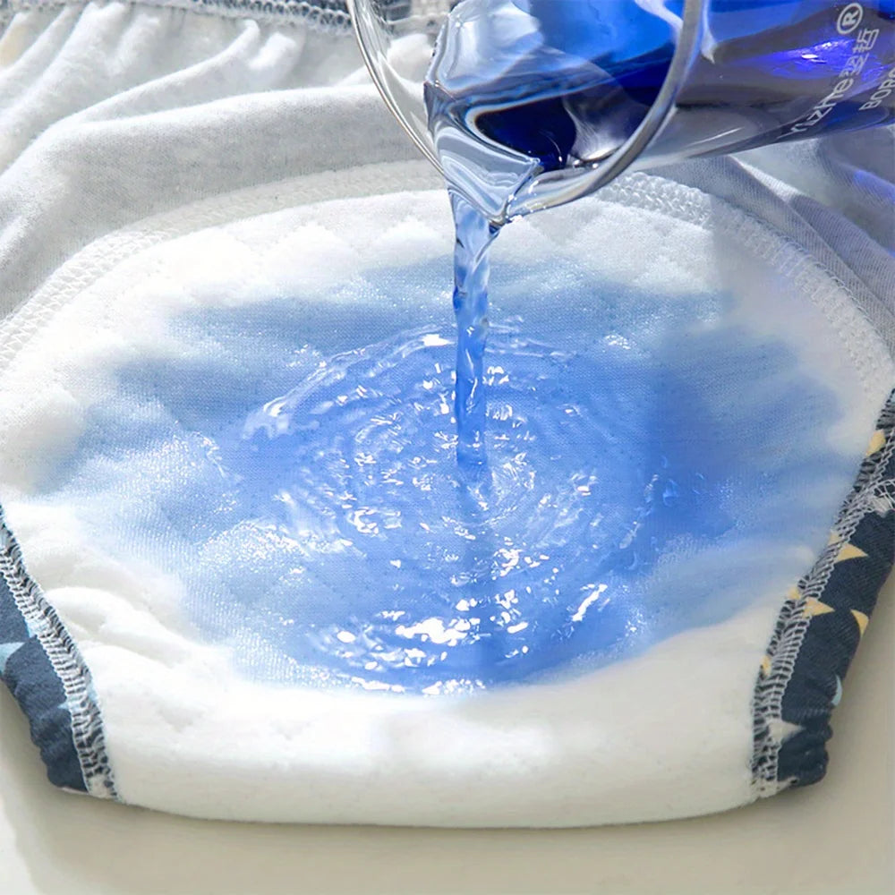 Diaper for children 6-layer Breathable Cotton Gauze Four Seasons Baby Cloth Diapers, Children's Diaper Pants, Washable Diaper Pa
