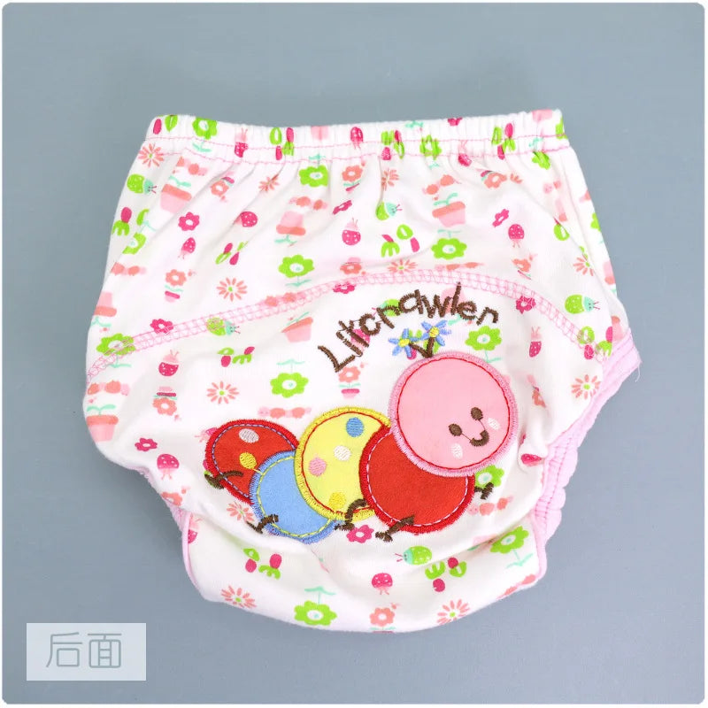 Mother Kids Baby Bare Cloth Diapers Unisex Reusable Washable Infants Children Cotton Training Panties Nappies