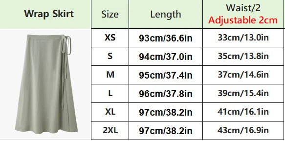 AS 2025 spring summer woman  linen one pieces  wrap skirts adjustable waist 2cm skirt high quality linen lady wear