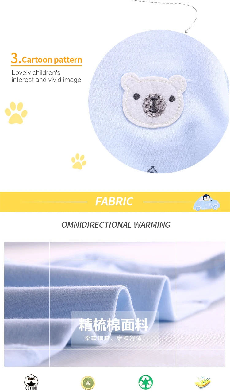 Baby Clothes Underwear R Kids Tops Pants Newborn Pajama Suit Home 100% Cotton Sets Boy Girls Warm Autumn Children's Clothing