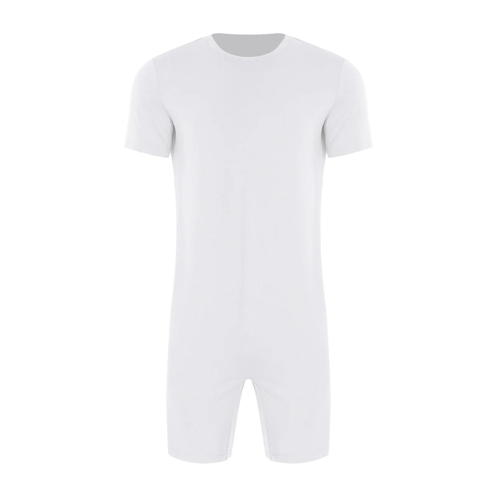 Men Women Elderly Alzheimer Autism Special Needs Adaptive Clothing Anti-Strip Back Zipper Bodysuit Homewear Sleepwear Daily Wear