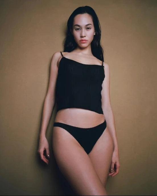 Cou Pure Cotton Backless Top in Long Version