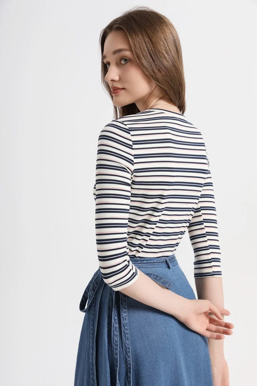 AS 2025 spring summer woman  linen one pieces  wrap skirts adjustable waist 2cm skirt high quality linen lady wear