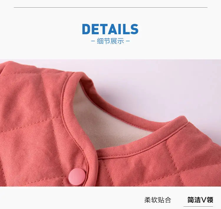 flocking cotton-padded clothes boy baby coat thickening cotton-padded jacket of the girls baby winter clothes the  2023 children