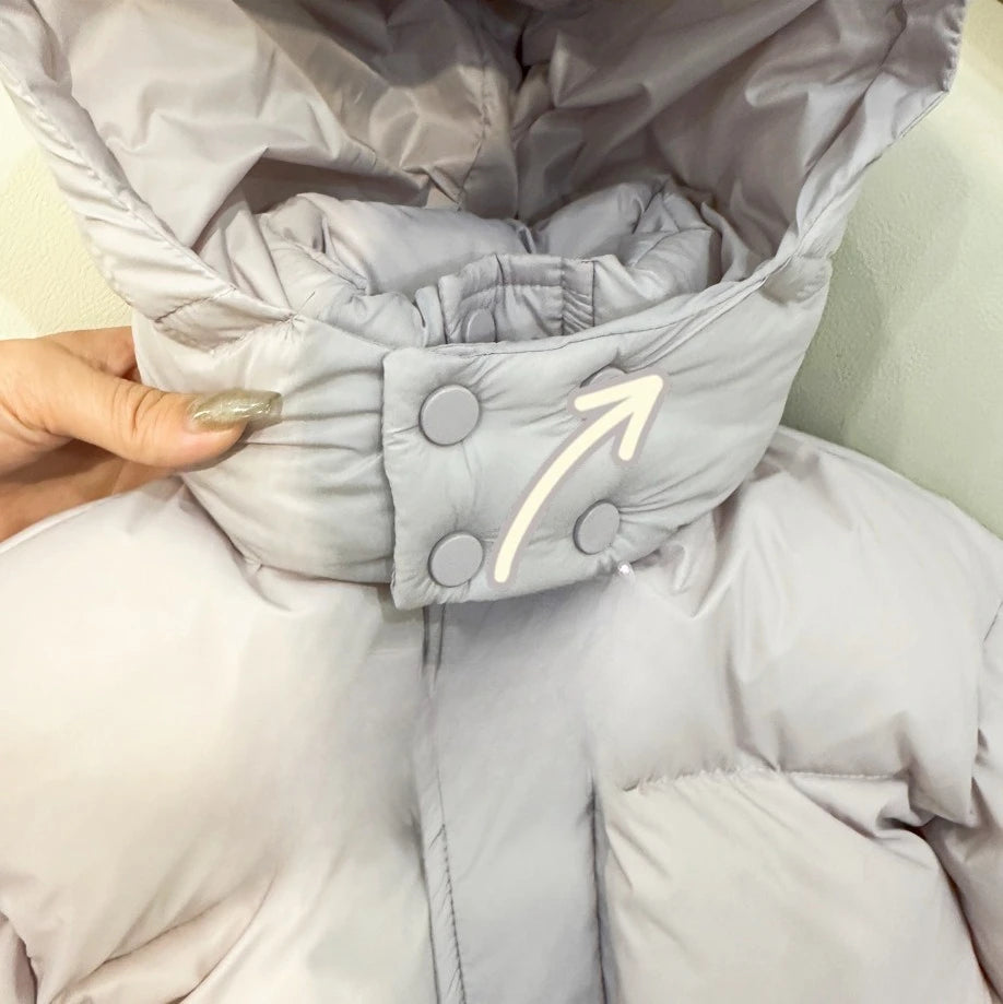 Childrens Cotton Jacket Autumn and Winter Fashion Warm and All-match Fashionable and Casual Hooded Cotton Jacket