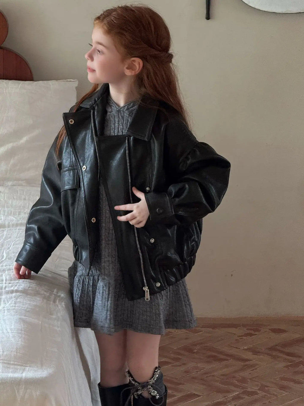 Children's Clothing 2026 Autumn New Girls' Knitted Casual Dress Children's Layered Inner Dress