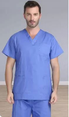 100% Cotton Scrubs Medical Uniforms Woman and Men Kombinezon Medyczny Gorros Clinicos De Mujer Bata Laboratorio Hombre Ropa Medi