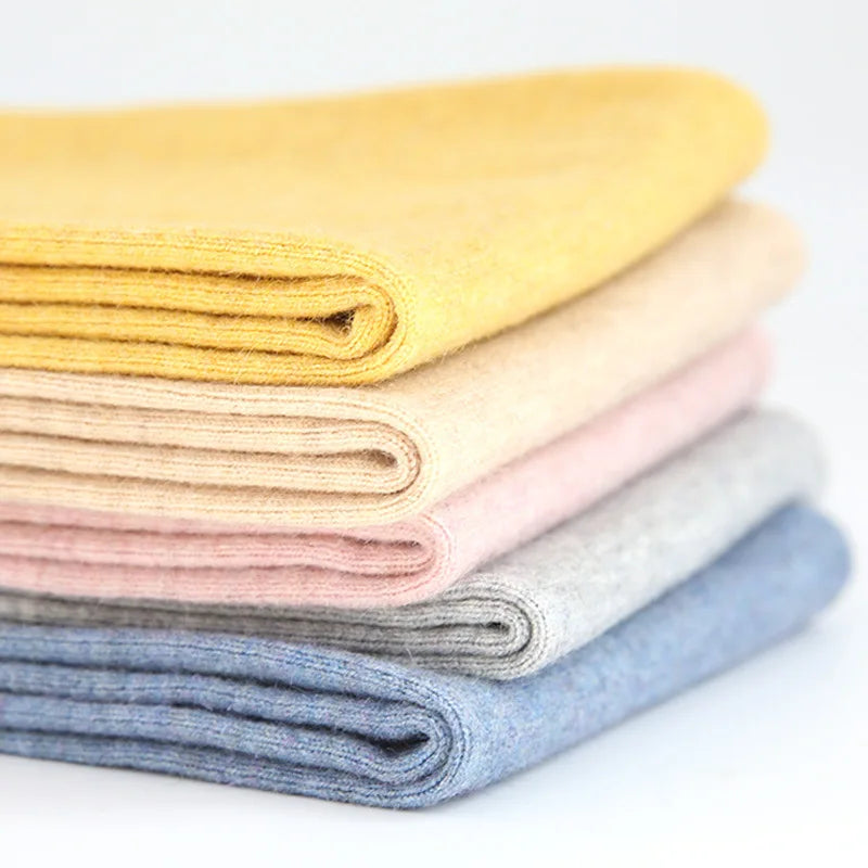 Children Cashmere Pants Winter Warm Wool Pants for Kids Boys Girls Thermal Pants Teenager Long Johns Baby Wool Knitted Trousers