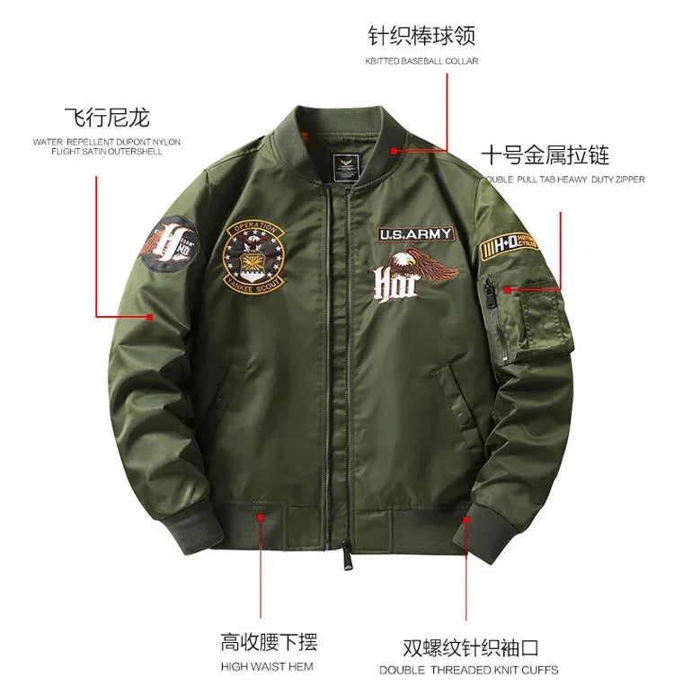 Mens  Motorcycle Jacket 2027 Men Fashion New Jackets Male  Bomber Coats Winter military garments tactical luxury Clothing