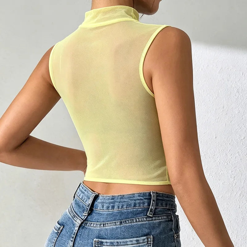 Women Sexy Lace Top See Through Corset Tank Elegant Ladies Sheer Camis Push Up Off Shoulder Vest Outfit